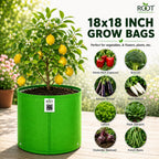 HDPE Circular Grow Bag 18x18 Inch | 260 GSM