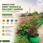 HDPE Circular Grow Bag 18x18 Inch | 260 GSM