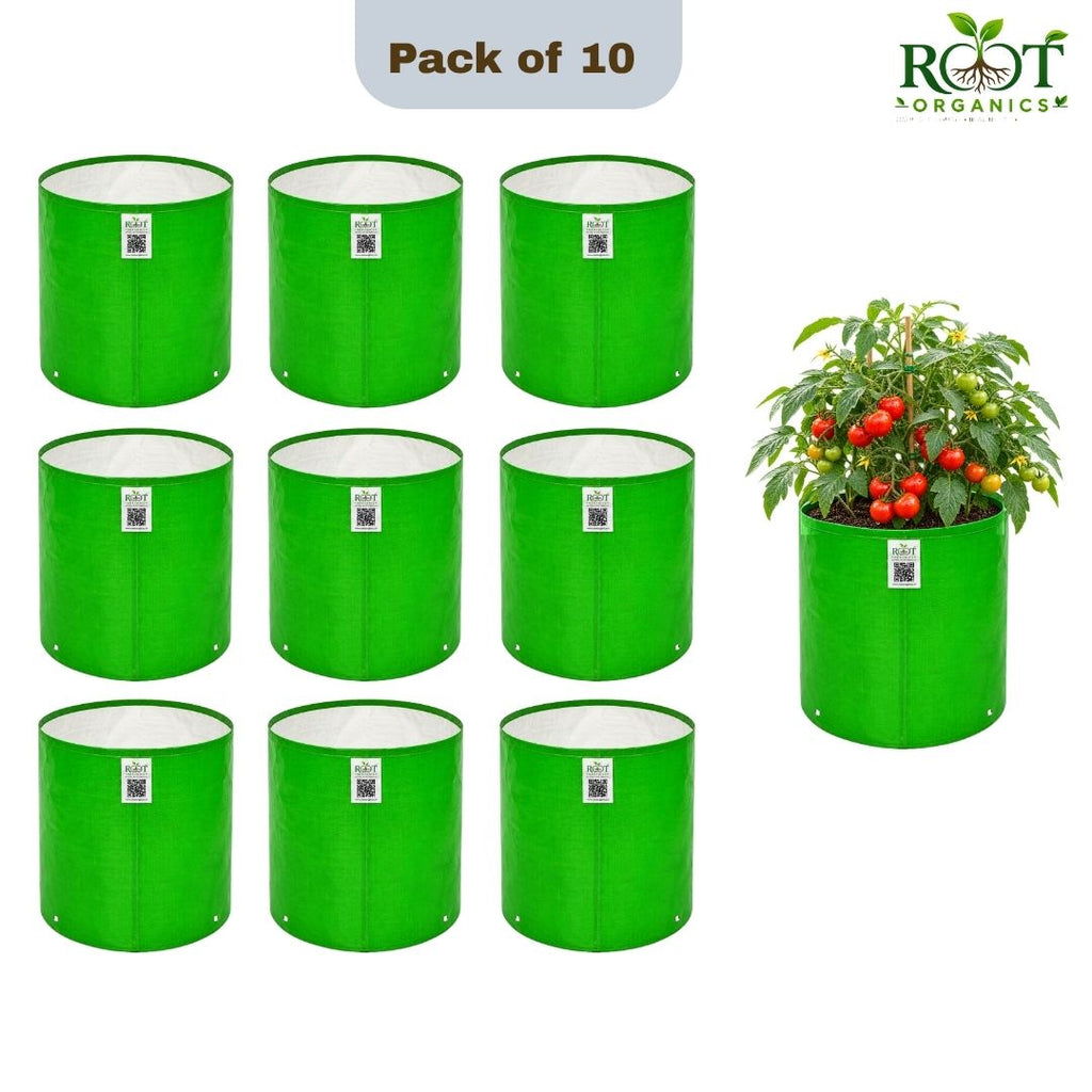 HDPE Circular Grow Bag 15x15 Inch | 260 GSM