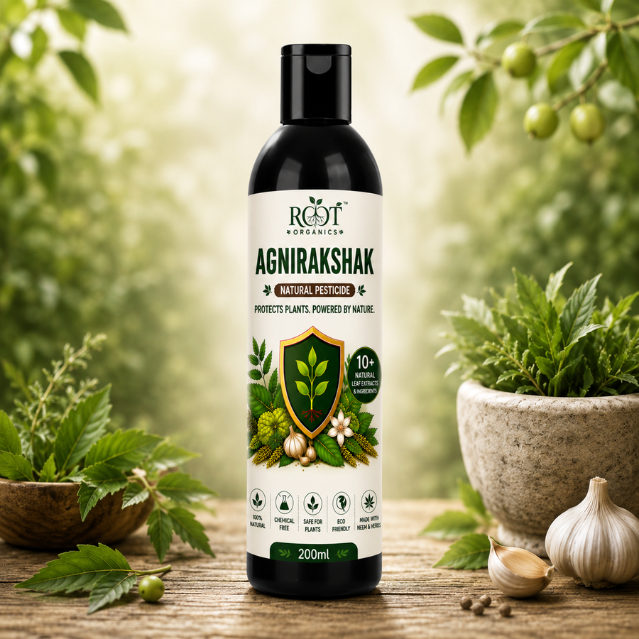 Root Organics Agnirakshak | Natural Pesticide | 10+ Natural Leaves & Herbal Ingredients
