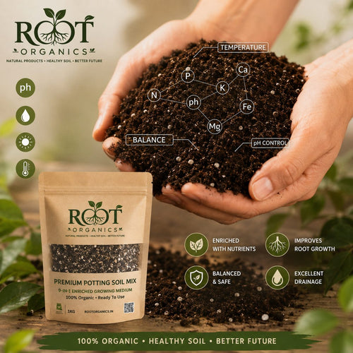 Premium Potting Soil Mix – 9-in-1 Enriched Growing Medium