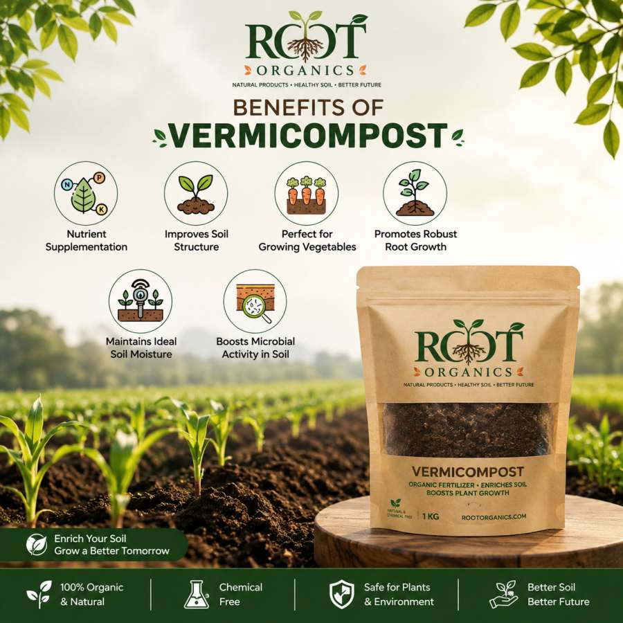 Root Organics Vermicompost | 100% Organic Natural Fertilizer
