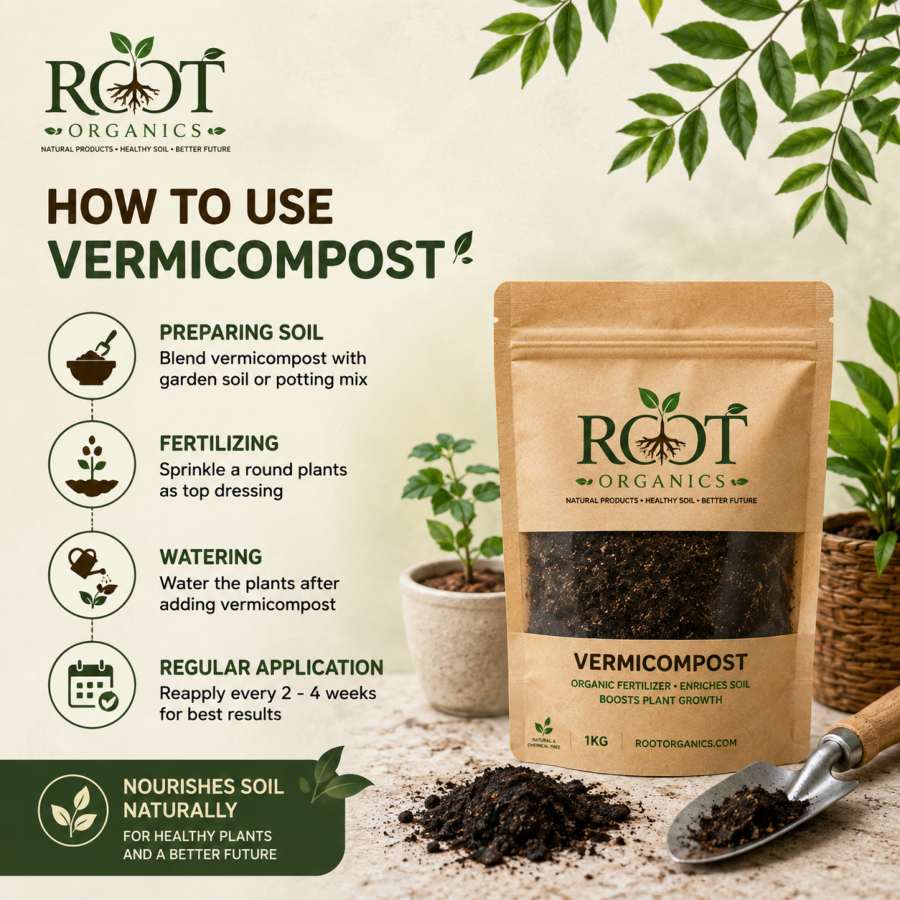 Root Organics Vermicompost | 100% Organic Natural Fertilizer
