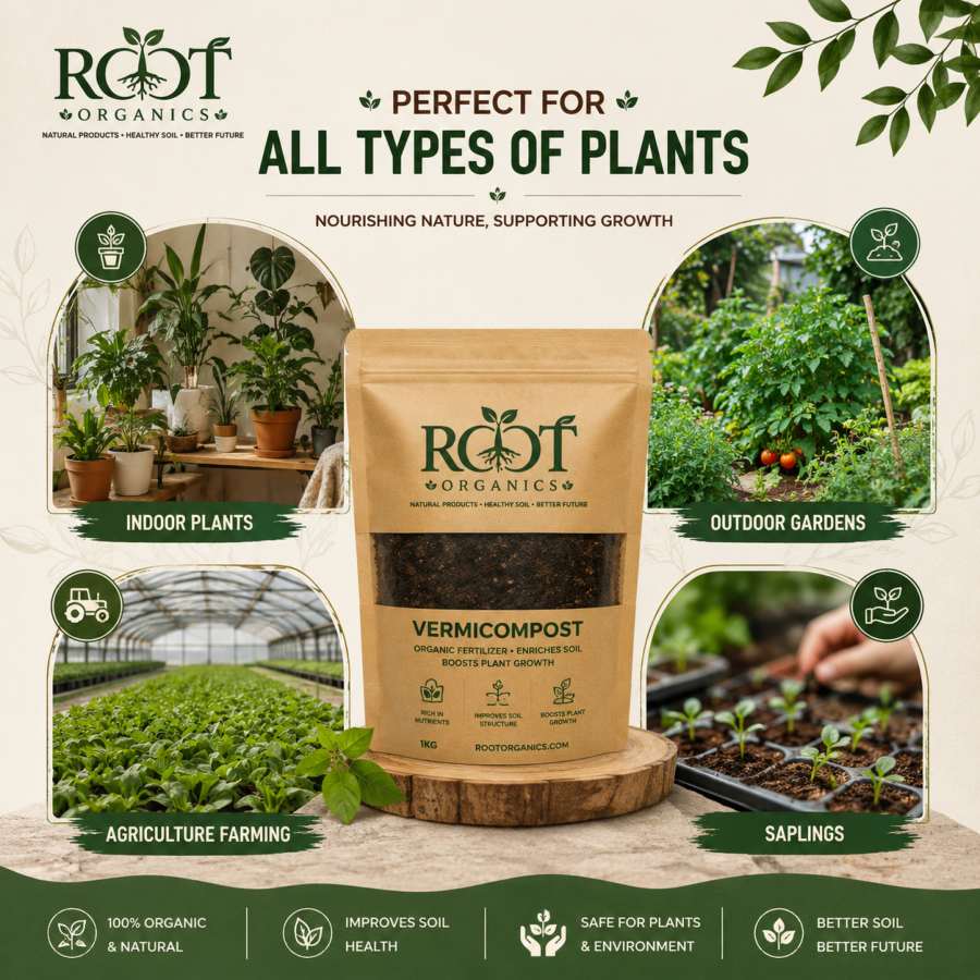 Root Organics Vermicompost | 100% Organic Natural Fertilizer