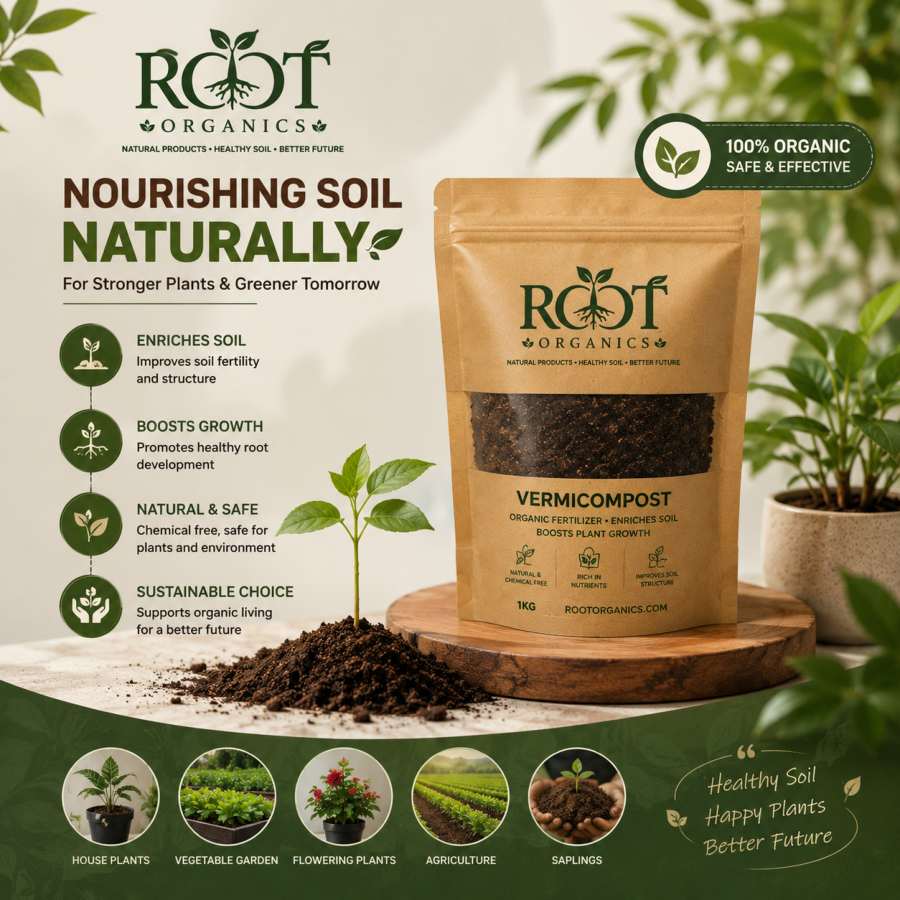 Root Organics Vermicompost | 100% Organic Natural Fertilizer