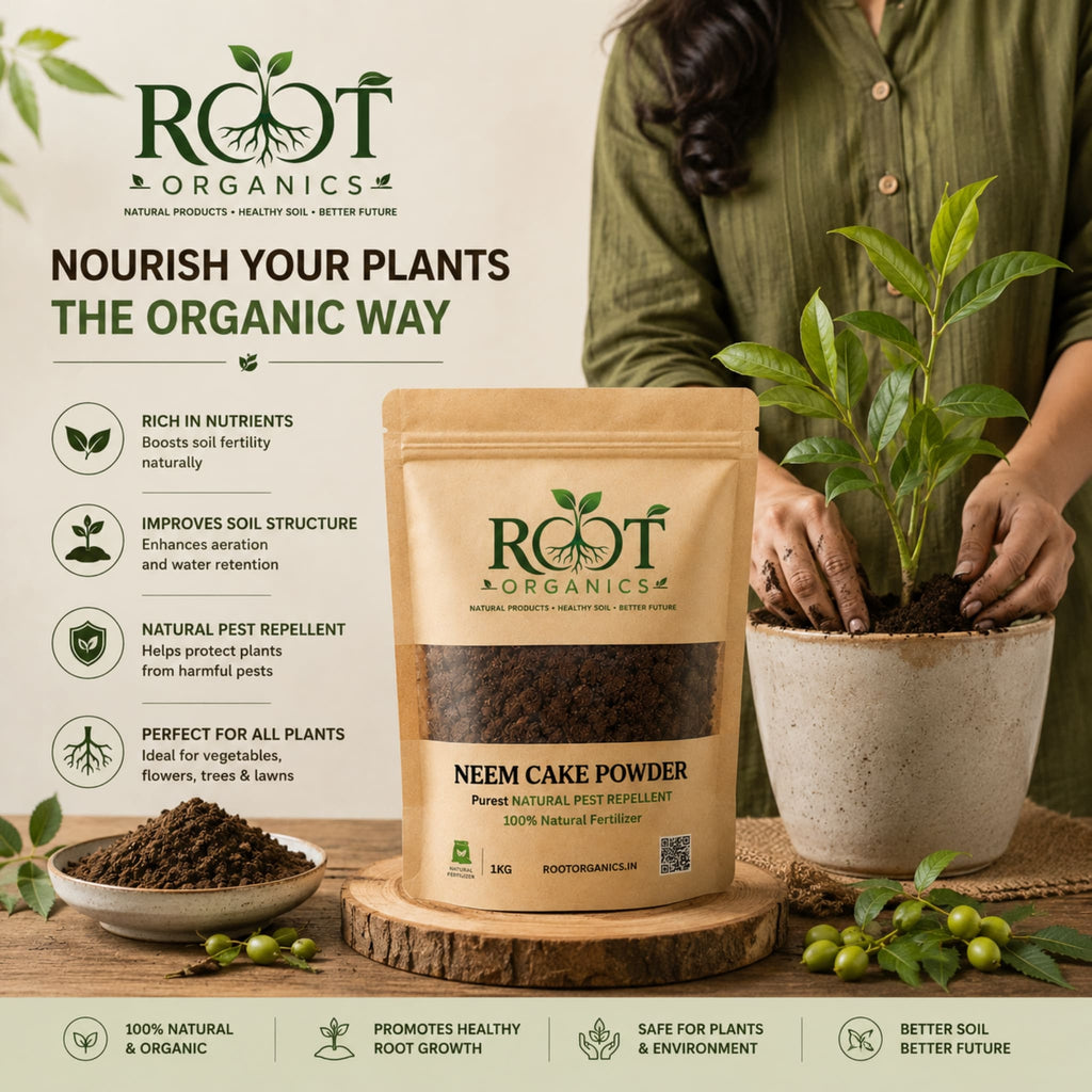 Neem Cake Powder | 100% Natural Organic Fertilizer