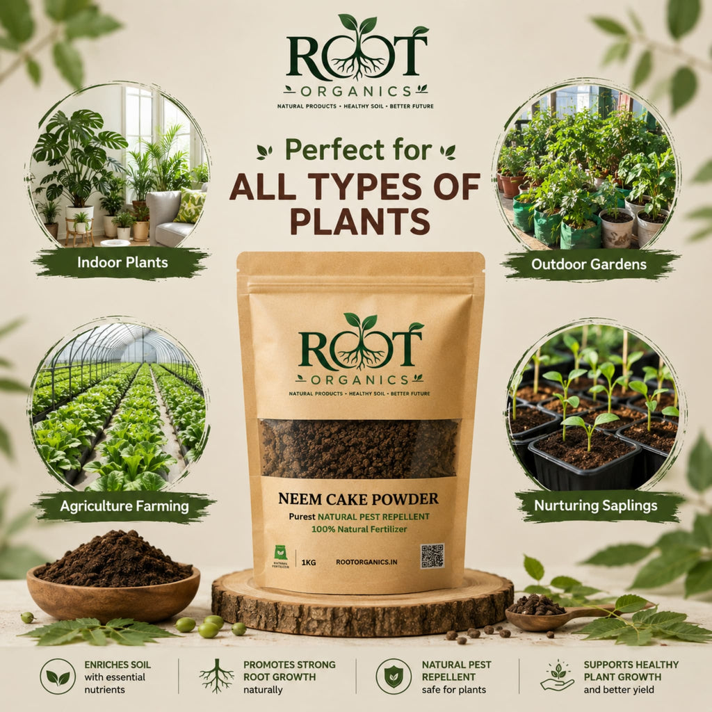 Neem Cake Powder | 100% Natural Organic Fertilizer
