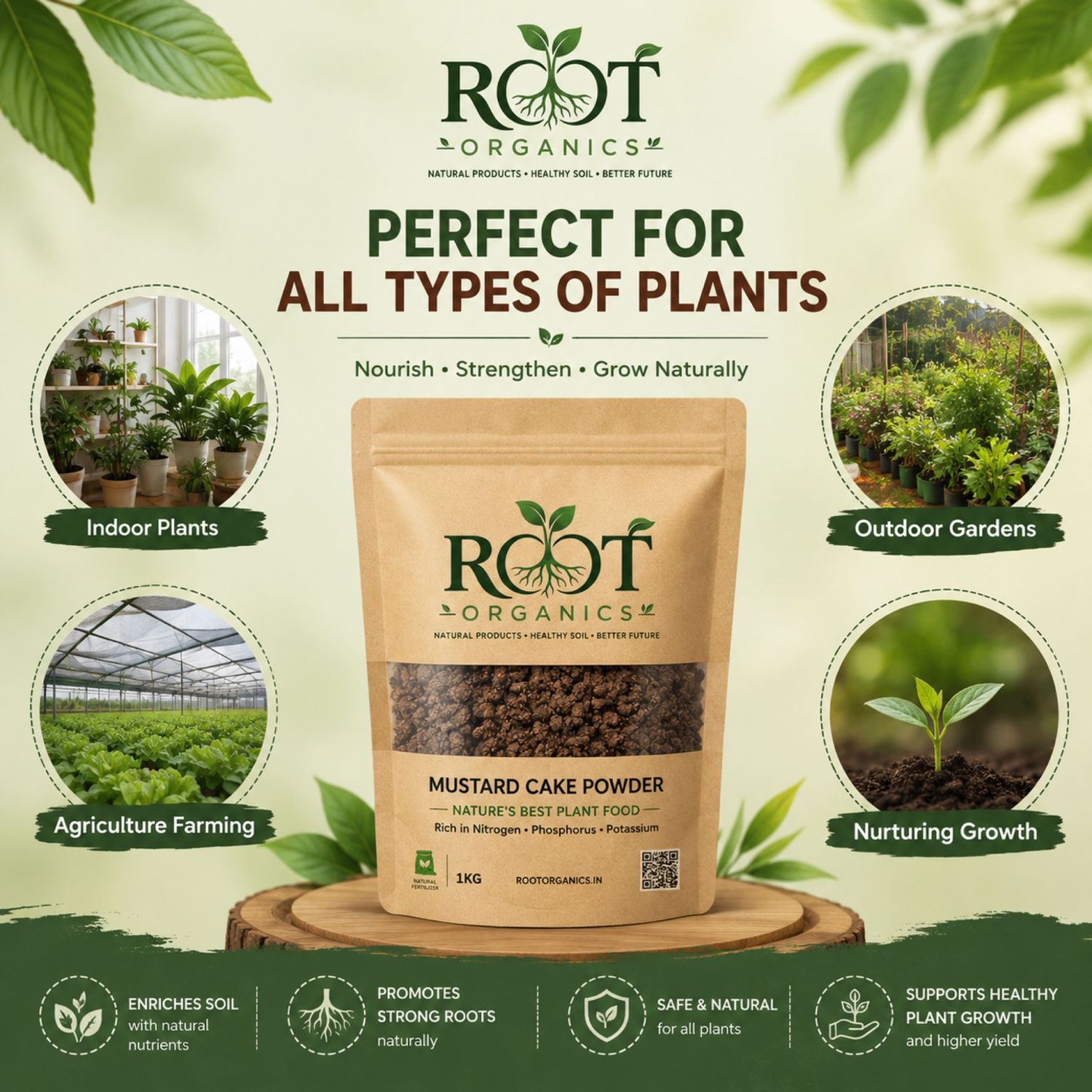 Mustard Cake Powder | Natural Organic Fertilizer